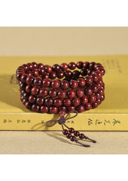 Kırmızı Sandal Ağacı Bilezik 108 Sandal Ağacı Siyah Boncuk Bilezik (Yurt Dışından) fırsatları