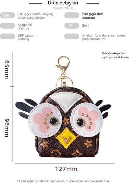 Kadın Baykuş Makyaj El Ruj ile Bozuk Para Cüzdanı (Yurt Dışından) fiyatları