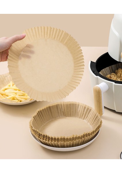 50 Ev Mutfak Hava Fritözleri Için Özel Kağıt Tepsisi Yağ Emici Pişirme Silikon Kağıt (Yurt Dışından) modelleri