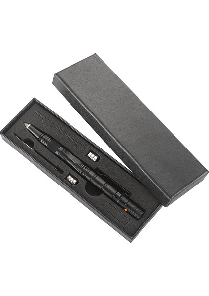 Açık Paslanmaz Çelik LED Aydınlatma Kendini Savunma Kamp Kalem Aracı (Yurt Dışından)