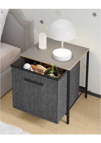 Çocuk Dolap 1 Çekmeceli Komodin Sehpa Füme 1596 fiyatları