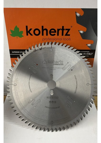 300X3,2X30 Z:72 Ağaç - Kontraplak Testere (Sık)