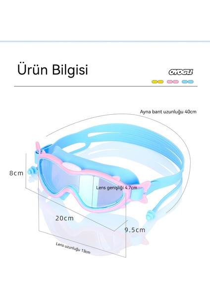 Yaz Açık Su Geçirmez Sis Geçirmez Hd Büyük Çerçeve Yüzme Gözlükleri (Yurt Dışından) fırsatları