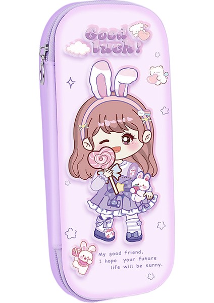 Sevimli Yaratıcı Kire Dayanıklı Büyük Kapasiteli Kapipala 3D Stereo Kırtasiye Kutusu (Yurt Dışından)