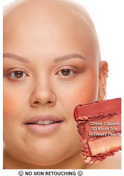 3 Renk Allık Paleti Freaky Peach