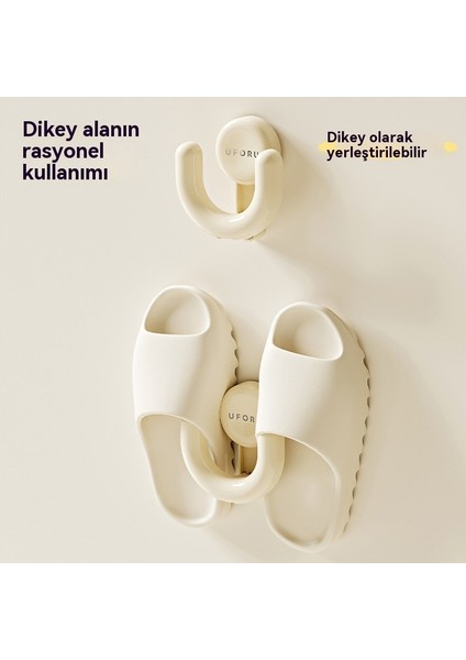 Banyo Vakum Presli Güçlü Delinmeyen Emici Troller Ayakkabı Rafı (Yurt Dışından)