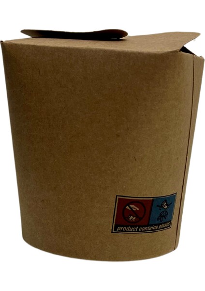 Yemek Kutusu Makarna Noodle Mantı Döner Box 26 Oz Kraft 50 Adetli