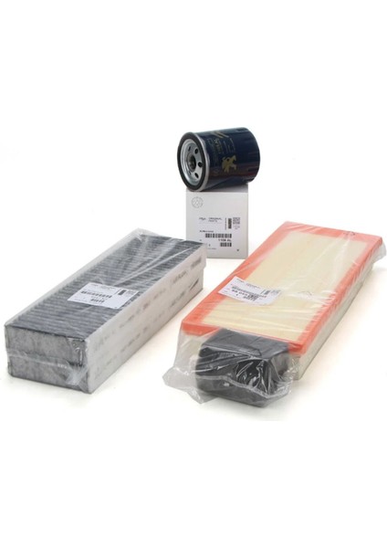 Peugeot 2008 1.2 Puretech Benzinli Periyodik Yağ Bakım Filtre Seti Karbonlu Polen Tek Ebat