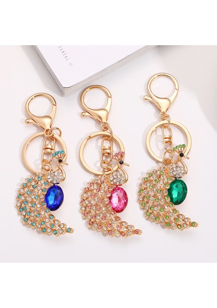 Tavuskuşu Alaşım Hafif Lüks Moda Kolye Çanta Anahtarlık (Yurt Dışından) fırsatları