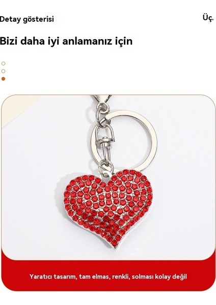Şeftali Kalbi Rüzgar Aşk Kolye Çanta Anahtarlık (Yurt Dışından) fırsatları