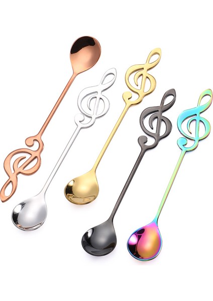 304 Paslanmaz Çelik Müzik Sembolleri Yaratıcı Kahve Kaşığı (Yurt Dışından) fiyatları