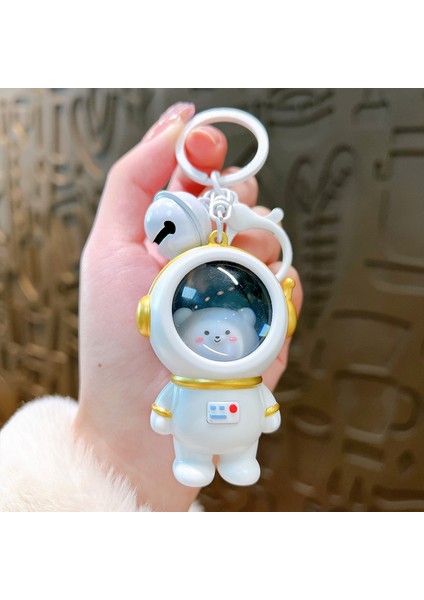 Yaratıcı Yıldızlı Gece Lambası Astronot Anahtarlık (Yurt Dışından)