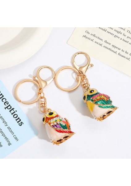 Renkli Karikatür Baykuş Vintage Hafif Lüks Aksesuar Anahtarlık (Yurt Dışından) fırsatları