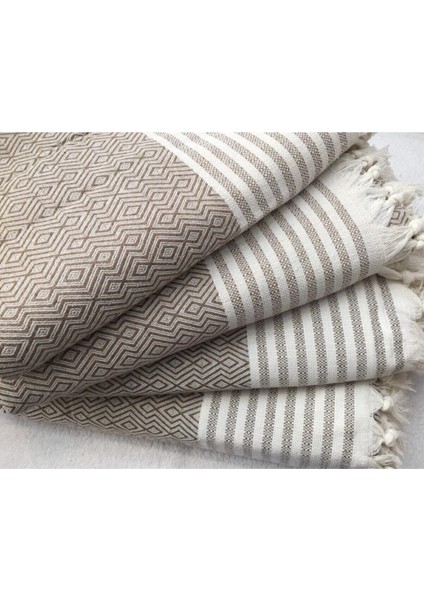 Battal Boy Kolları Örten Pamuklu Koltuk Örtüsü Takımı 3+3+1+1