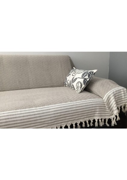 Battal Boy Kolları Örten Pamuklu Koltuk Örtüsü Takımı 3+3+1+1 fiyatları