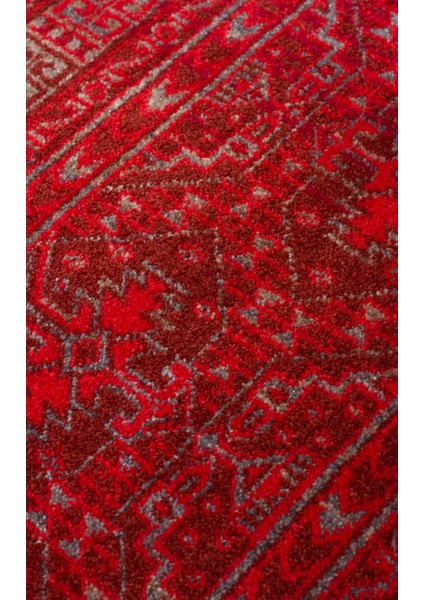 Pietra Pta 17 Red Sıcak Renk Geçişli Etnik Desenli Yumuşak Dokulu Makine Halısı fırsatları