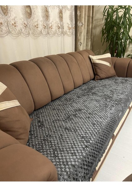 Süngerli Koltuk Örtüsü Yeni Moda Koyugri RENGI 1ADET 210*170 cm fiyatları