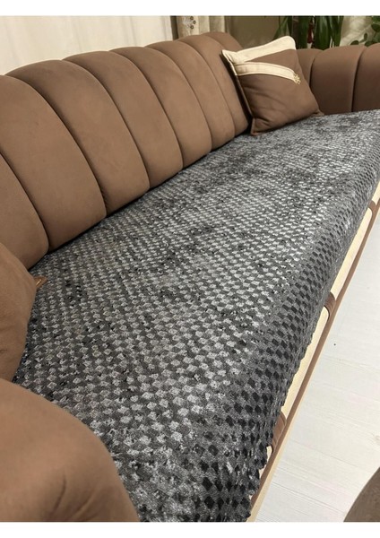 Süngerli Koltuk Örtüsü Yeni Moda Koyugri RENGI 1ADET 210*170 cm indirimleri