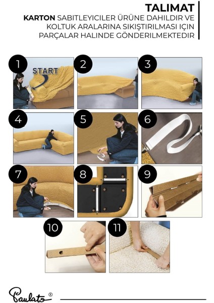 Lastikli Esnek ve Yıkanabilir L Köşe Koltuk Örtüsü Çekyat Kanepe Kılıfı - Desenli Bej indirimleri