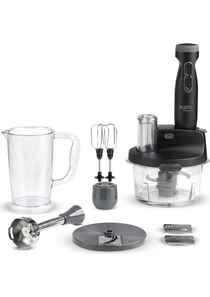 Gourmet Pro Cam Hazneli Blender Seti Siyah