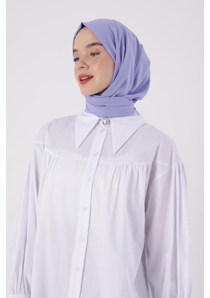 Lila-Medine Ipeği Şal