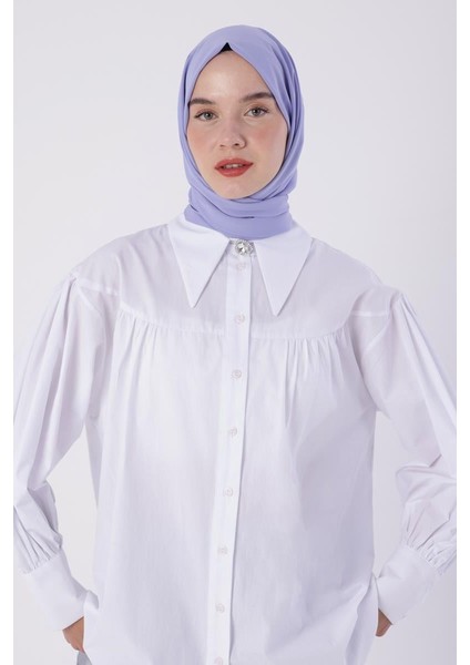 Lila-Medine Ipeği Şal