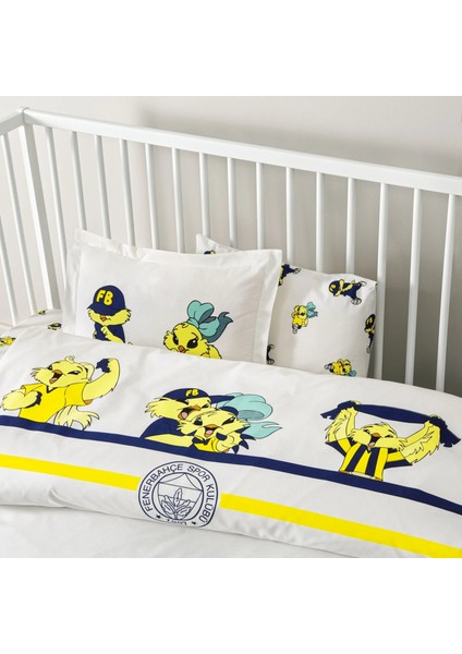 Lisanslı Fenerbahçe Strip Pamuklu Bebek Nevresim Takımı fiyatları