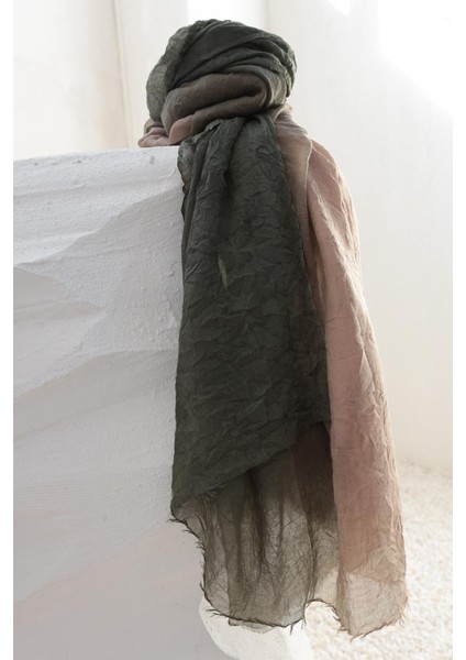 Haki-Bej-Degrade Geçişli Şal fırsatları