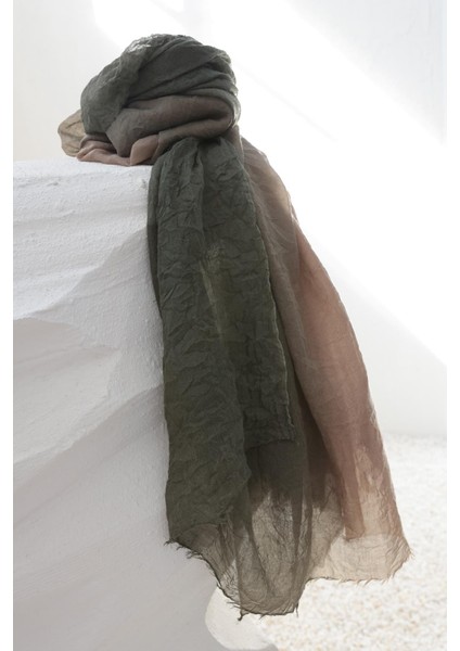 Haki-Bej-Degrade Geçişli Şal indirimleri