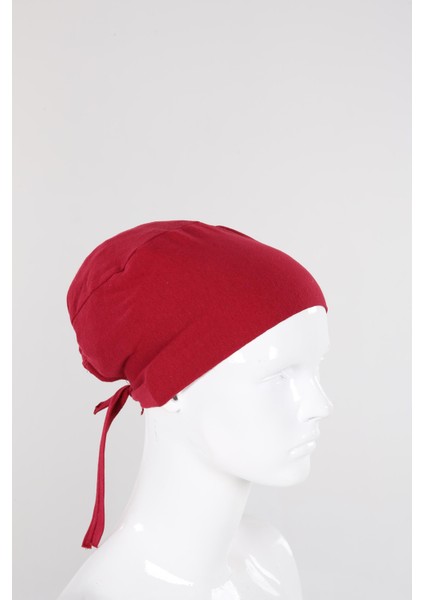 Bordo-Dikişsiz Bone