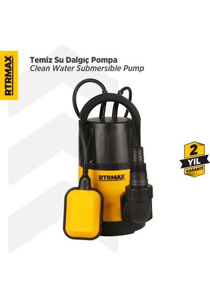 RTM814 Temiz Su Dalgıç Pompa 400 W 8 Mt
