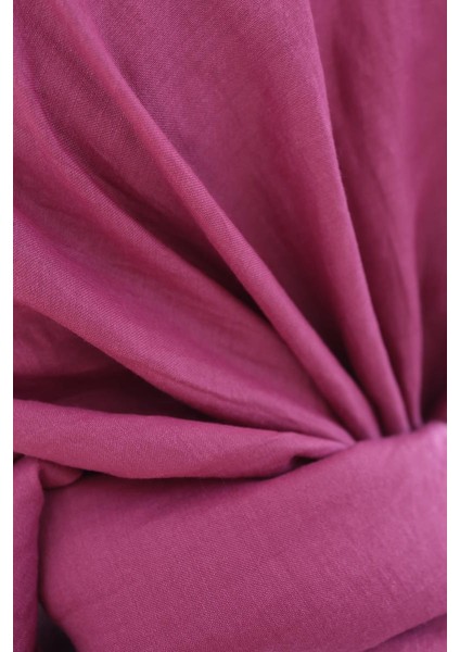 Koyu Pembe-Pamuklu Kraş Şal modelleri