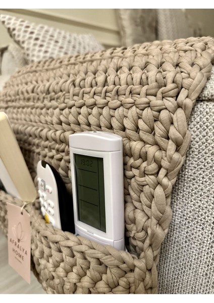 Koltuk Kenarı Kumanda Kılıfı Kumandalık Örgü Kumandalık 70 cm Portatif Yan Sehpa fiyatları