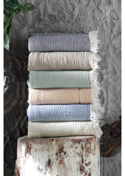 Gold 4 Kat Müslin Throw Koltuk Şalı indirimleri