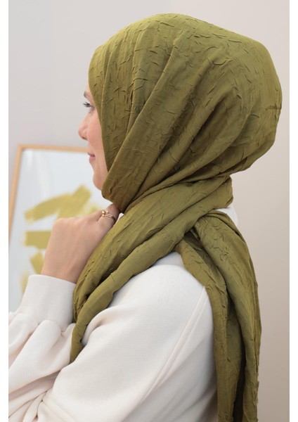 Zeytin Yeşili-Bambu Kraş Şal fiyatları