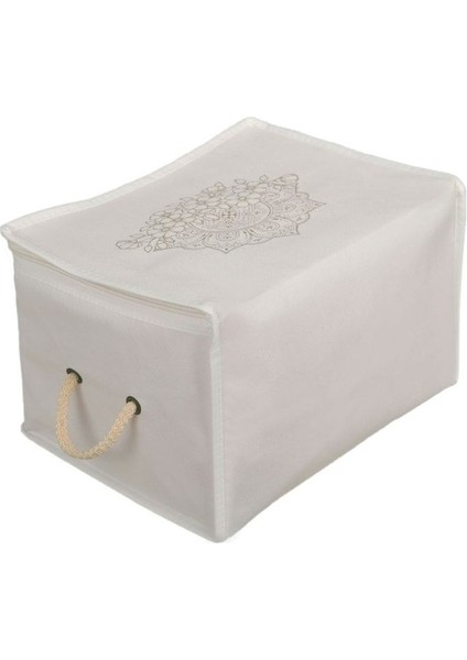 74X46X46 Cmbeyaz Renk Büyük Boy Hurç Desenli Hurç Kulplu Yorgan Hurcu Fermuarli Yıkanabilinir indirimleri