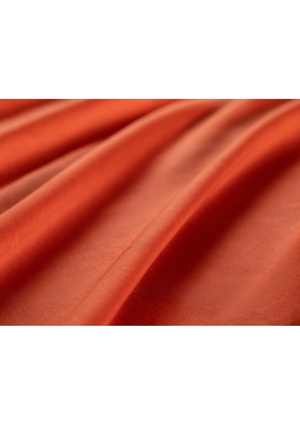 Ciel Tek Kişilik Plus %100 Pamuk Lastikli Saten Çarşaf - Turuncu indirimleri