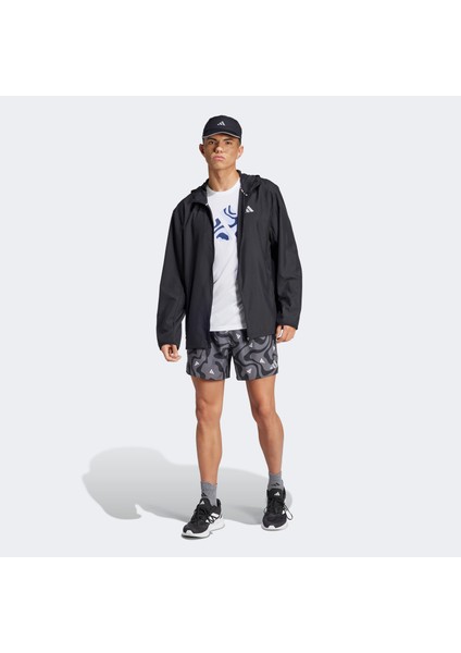 Run It Koşu Brand Love Erkek Siyah Koşu Şortu.-