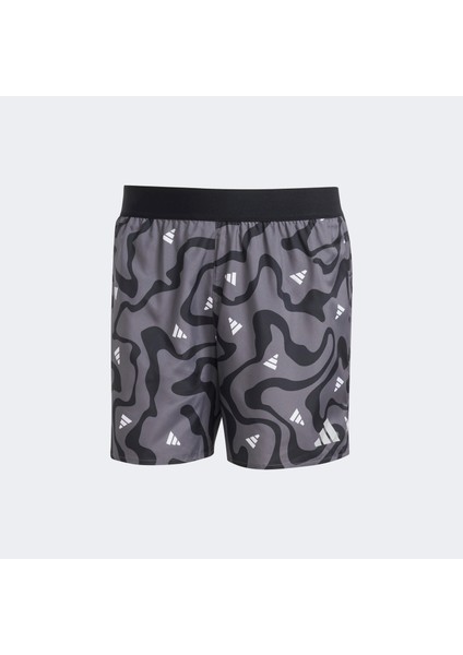 Run It Koşu Brand Love Erkek Siyah Koşu Şortu.-