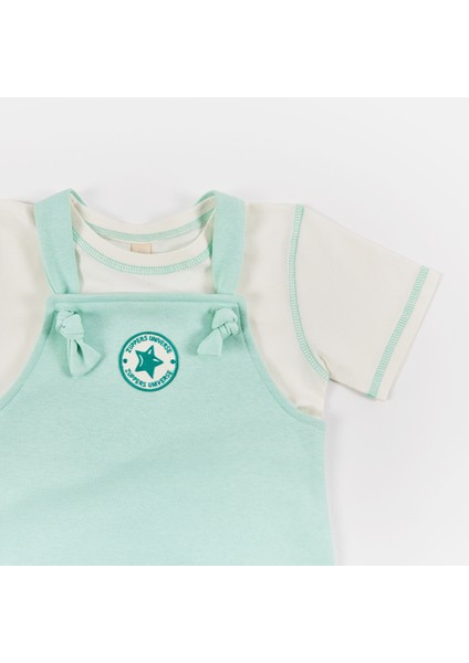 Unisex Bebek Tulum ve Tişört Takım - Mint indirimleri