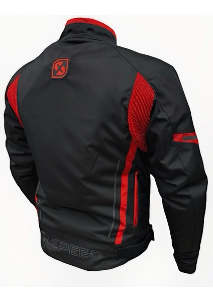 Zeus 4 Mevsimlik Korumalı Motosiklet Montu Yeni Sezon Siyah Kırmızı fiyatları