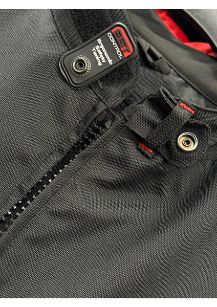 Zeus 4 Mevsimlik Korumalı Motosiklet Montu Yeni Sezon Siyah Kırmızı modelleri