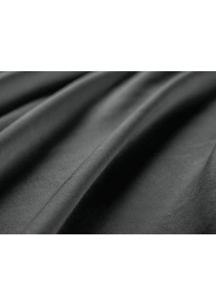 Ciel Çift Kişilik %100 Pamuk Lastikli Saten Çarşaf - Koyu Gri indirimleri