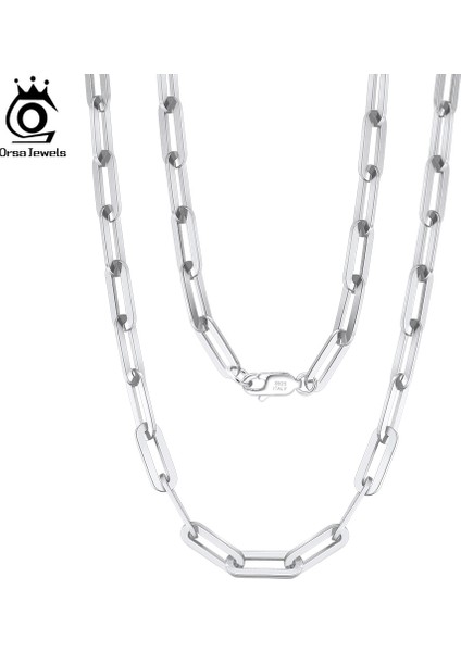 Orsa Jewels 925 Ayar Gümüş Ataç Boyun Çinko 6/9.3/12MM Temel Bağlantı Çinko Örgü Makinesi Kadınlar Için SC39 (Yurt Dışından) fiyatları