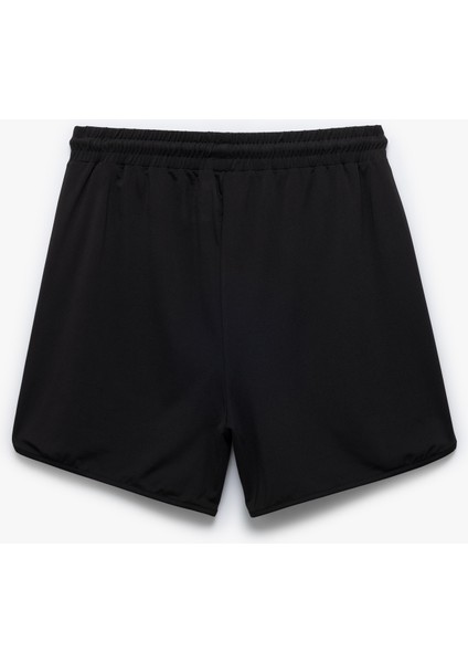 Baskılı Cep Detaylı Beli Bağcıklı Spor Şort fiyatları