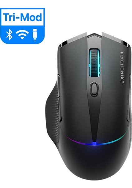 L8 Pro Tri-Mode 2k Siyah 26000DPI Ultralight 58GR Rgb Charging Dock Gaming Mouse