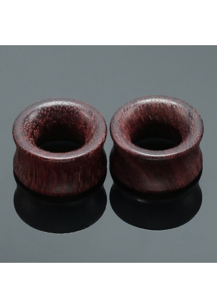 2 Adet Moda Ahşap Kulak Tıkacı Et Tünelleri Ölçüler 8-20MM Kulak Tragus Genişletici Gül Ağacı Bambu Mor Kalp Vücut Piercing Takı (Yurt Dışından)