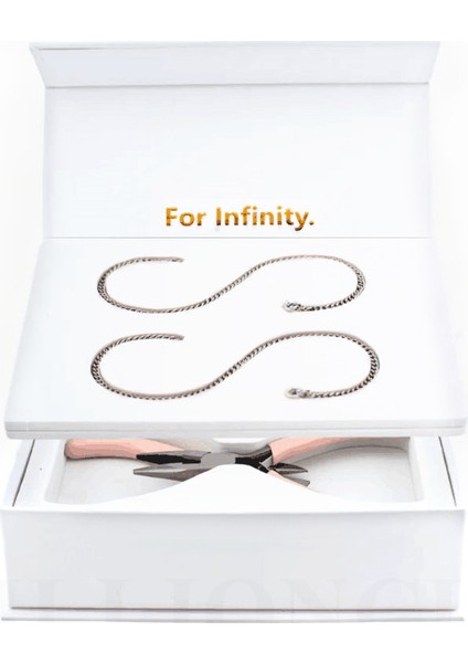 2025 Yeni Çift Takı Kendin Yap Moda Bilezik Kalıcı Ebedi Bilezik Seti Sevgiliye Sevgililer Günü Hediyesi (Yurt Dışından)