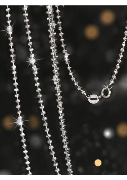 925 2mm Kalınlığında Çinko Astar ve 40CM - 60CM S925 Üst Kısım Dıy Takı ile (Yurt Dışından)