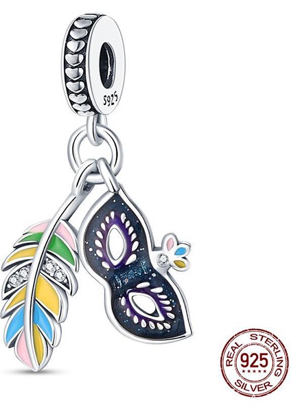 925 Gümüş Göz Boncuk Fit Orijinal Charms Gümüş Takı Yapımı Hediyelik Eşya (Yurt Dışından)